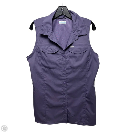 Top Sleeveless By Columbia In Purple, Size: L