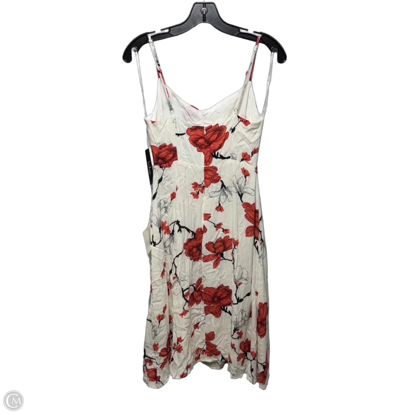 Dress Casual Midi By Lulus In Floral Print, Size: Xs