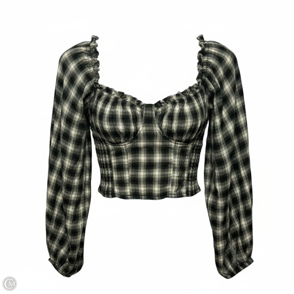 Cherry Bomb Plaid Top By Free People In Plaid Pattern, Size: Xs