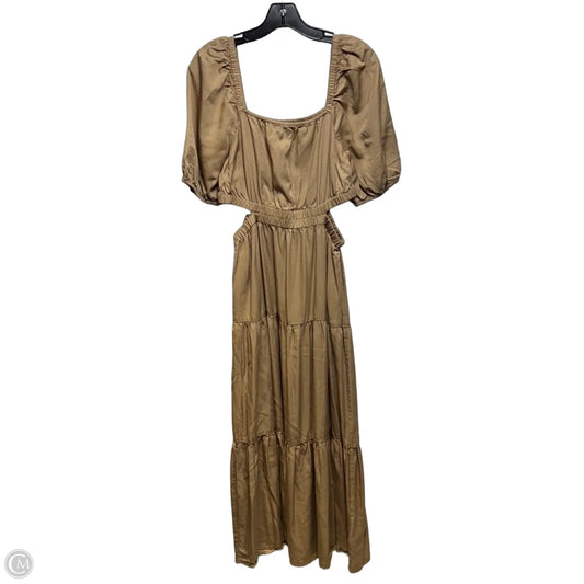 Anaya Dress Casual Maxi By The Drop In Tan, Size: M