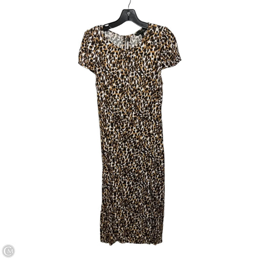 Dress Casual Maxi By Banana Republic In Animal Print, Size: M