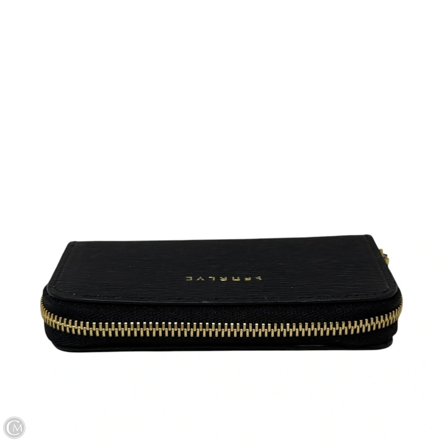 Textured Leather Zip Card Wallet By Senreve, Size: Small