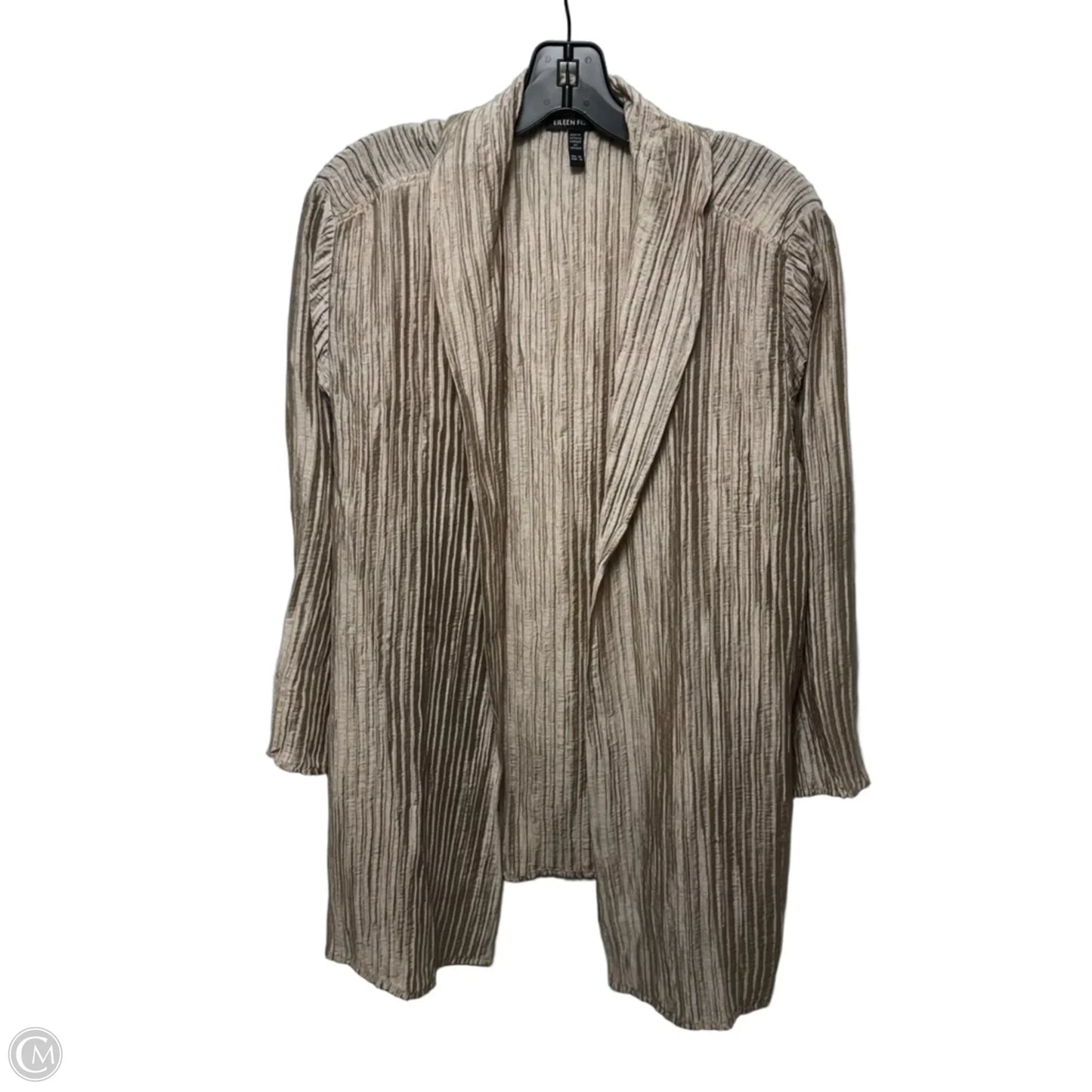 Cardigan By Eileen Fisher In Beige, Size: Xl