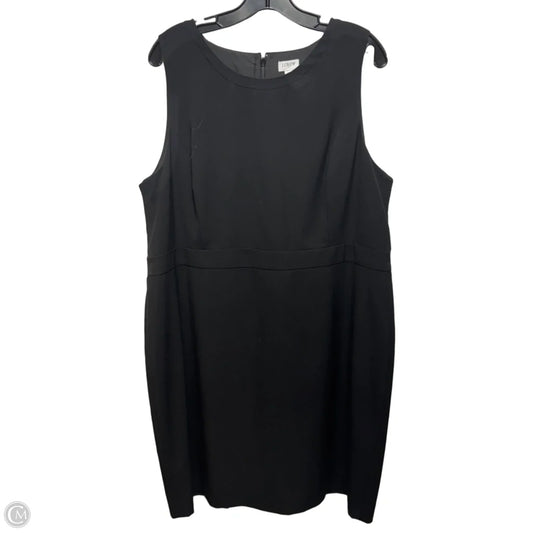 Dress Casual Midi By J. Crew In Black, Size: 20