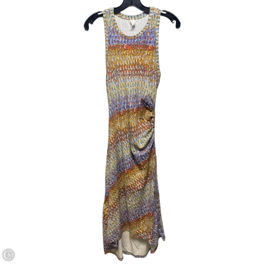 Ruched Side Dress Casual Maxi By Daily Practice By Anthropologie In Multi-colored, Size: S