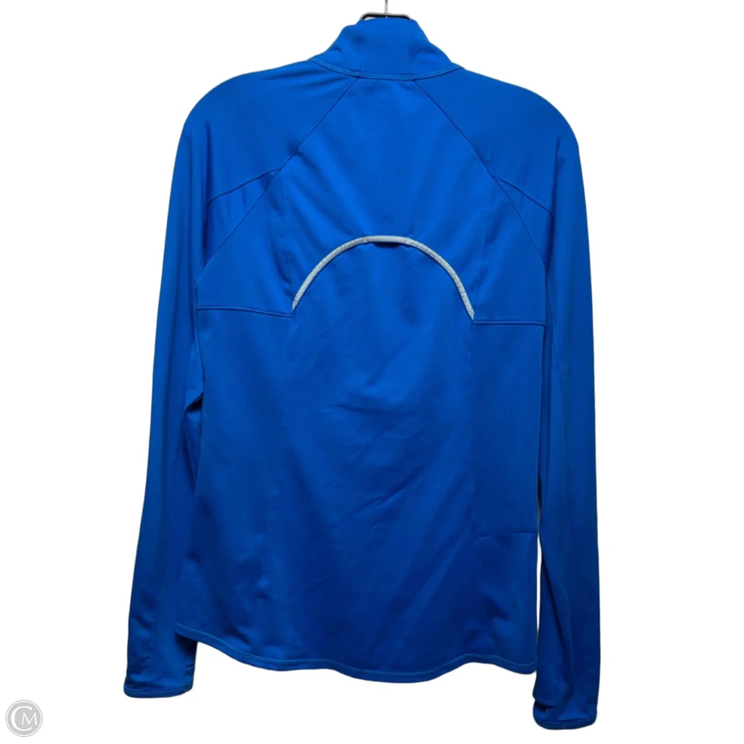 Athletic Top Long Sleeve Collar By Athleta In Blue, Size: M