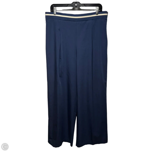 Pants Wide Leg By Maeve In Blue, Size: L
