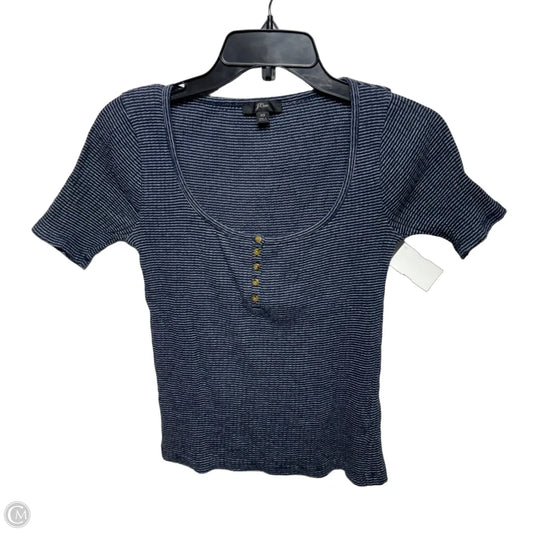 Top Short Sleeve By J. Crew In Striped Pattern, Size: Xs