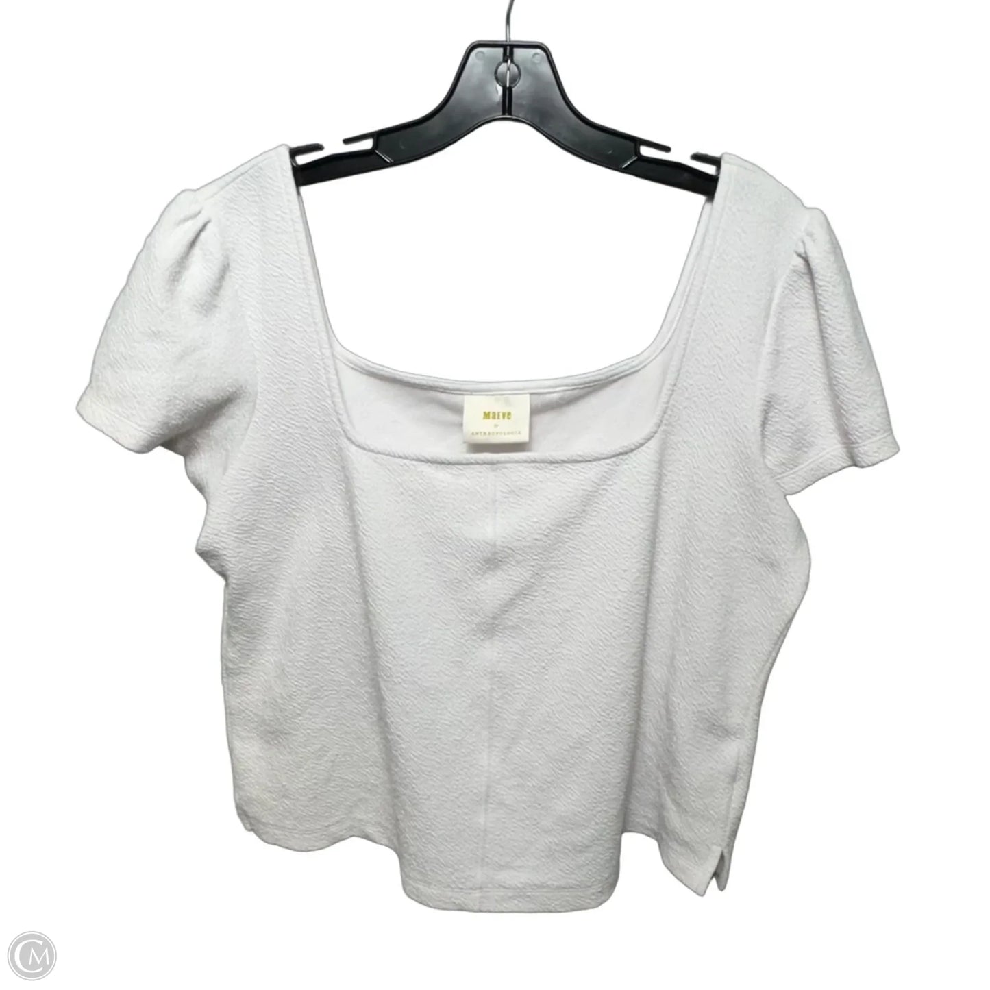 Top Short Sleeve By Maeve In White, Size: Xl ESTIMATED