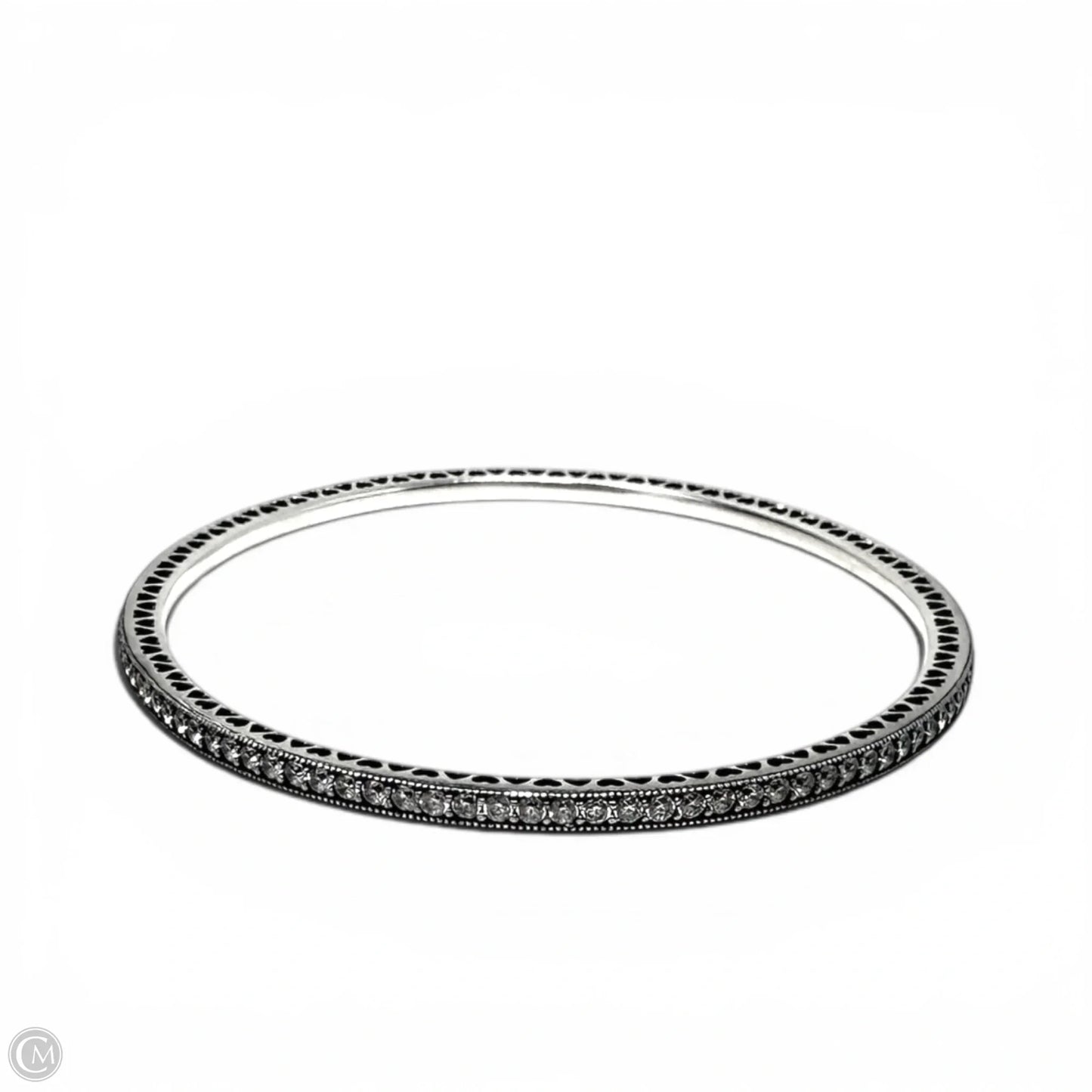 Twinkling Forever Sterling Silver & CZ Bangle Bracelet By Pandora