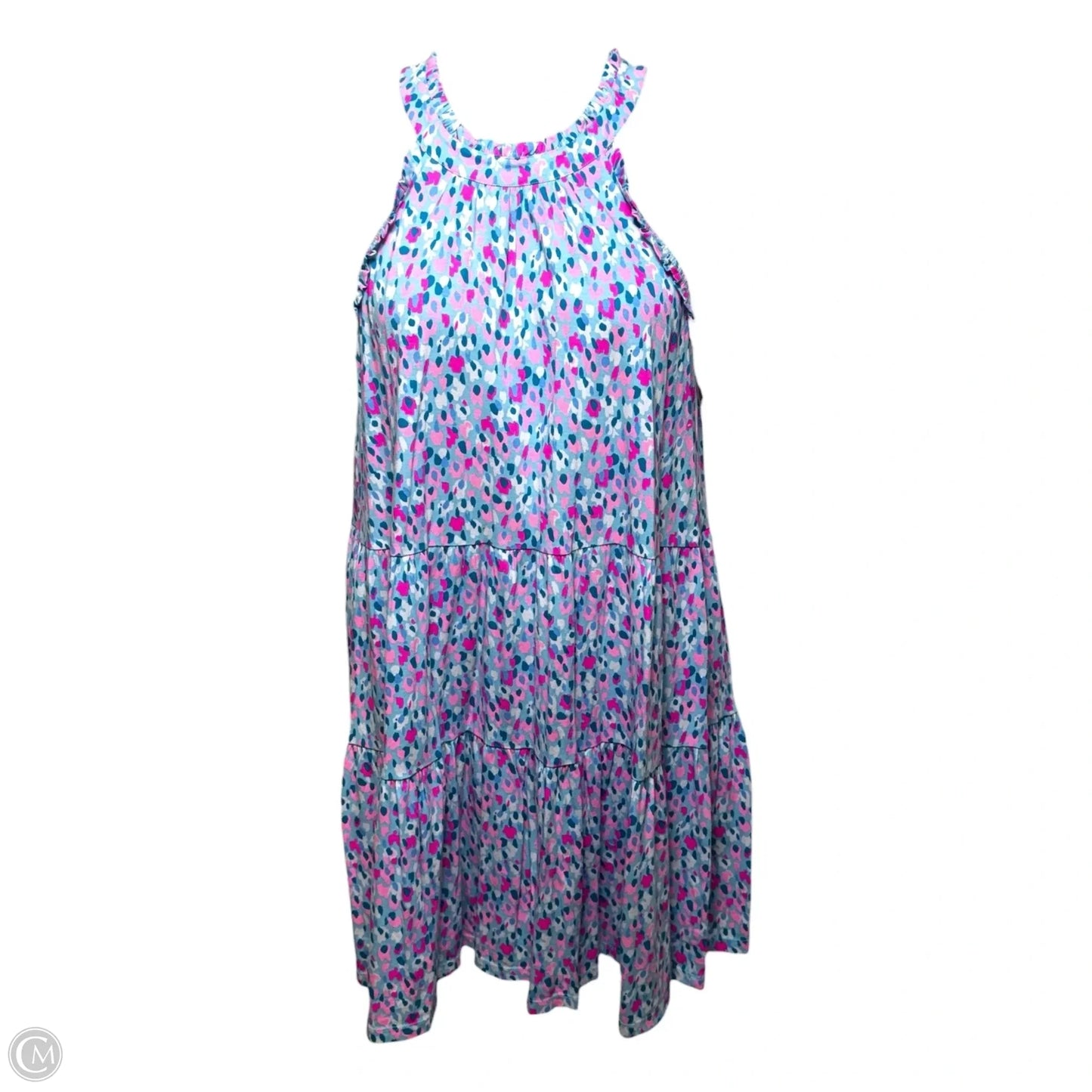 Jerrica Swing Dress Designer By Lilly Pulitzer In Multi Hottie Dottie, Size: M