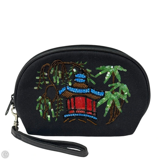 Kyoto Garden Embellished Wristlet By Isabella Fiore, Size: Medium