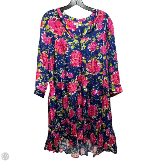 Dress Casual Midi By Tyler Boe In Floral Print, Size: M