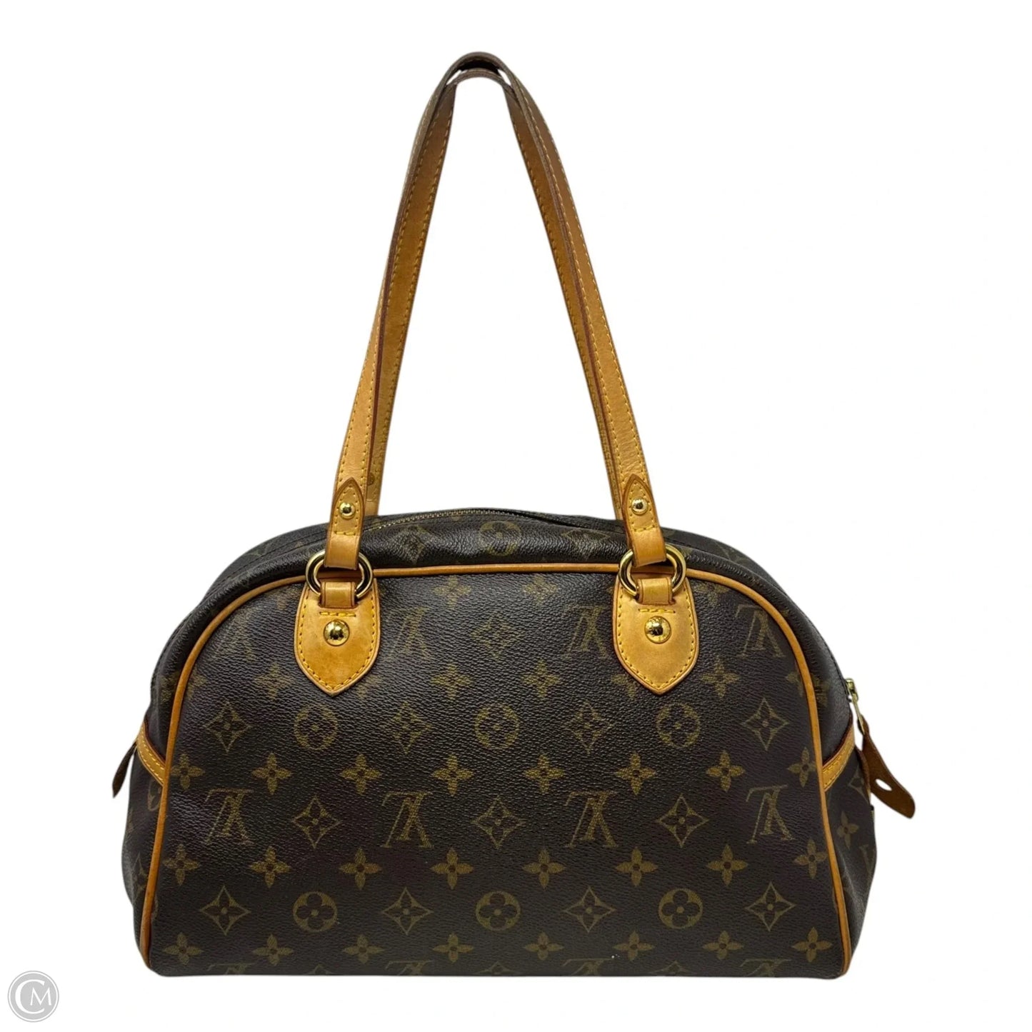 Montorgueil PM 2009 Monogram Shoulder Handbag Luxury Designer By Louis Vuitton, Size: Medium
