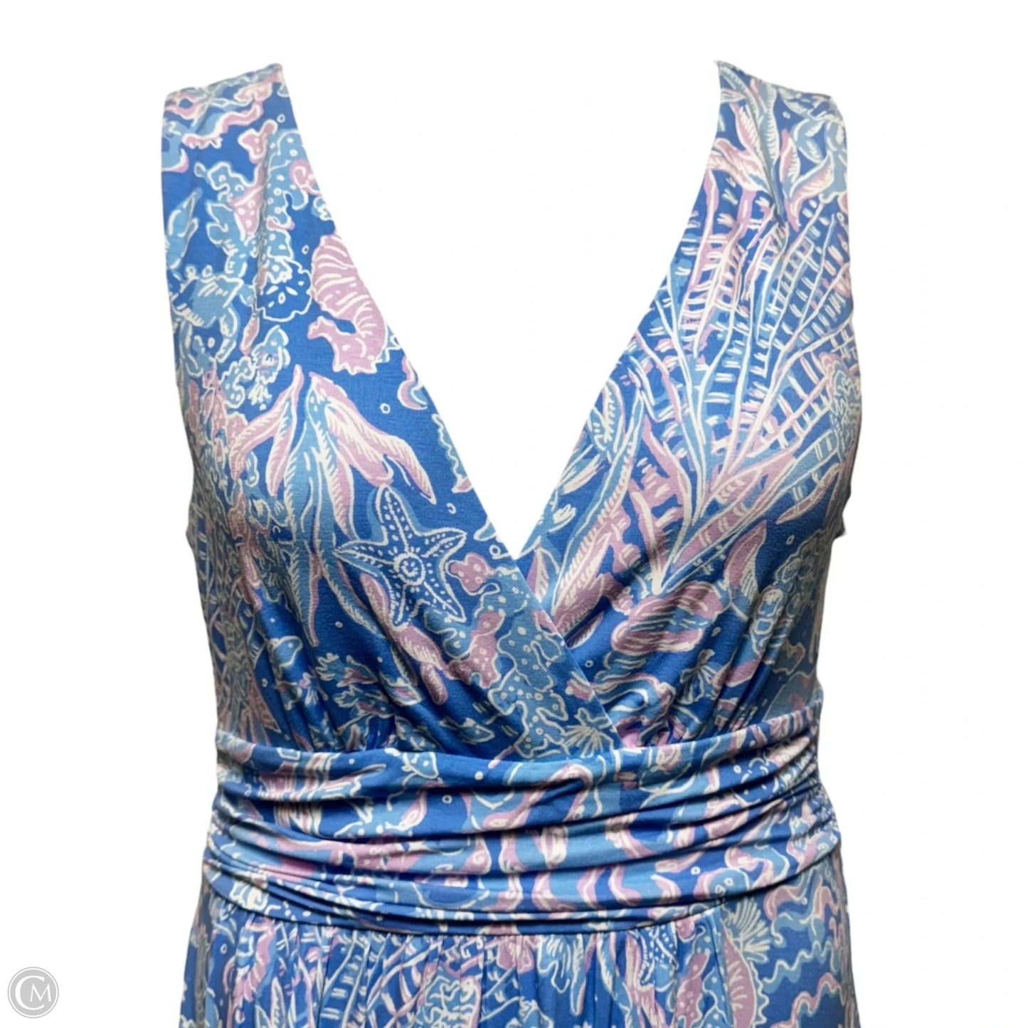Moana High-Low Dress Designer By Lilly Pulitzer In Blue & Purple, Size: M