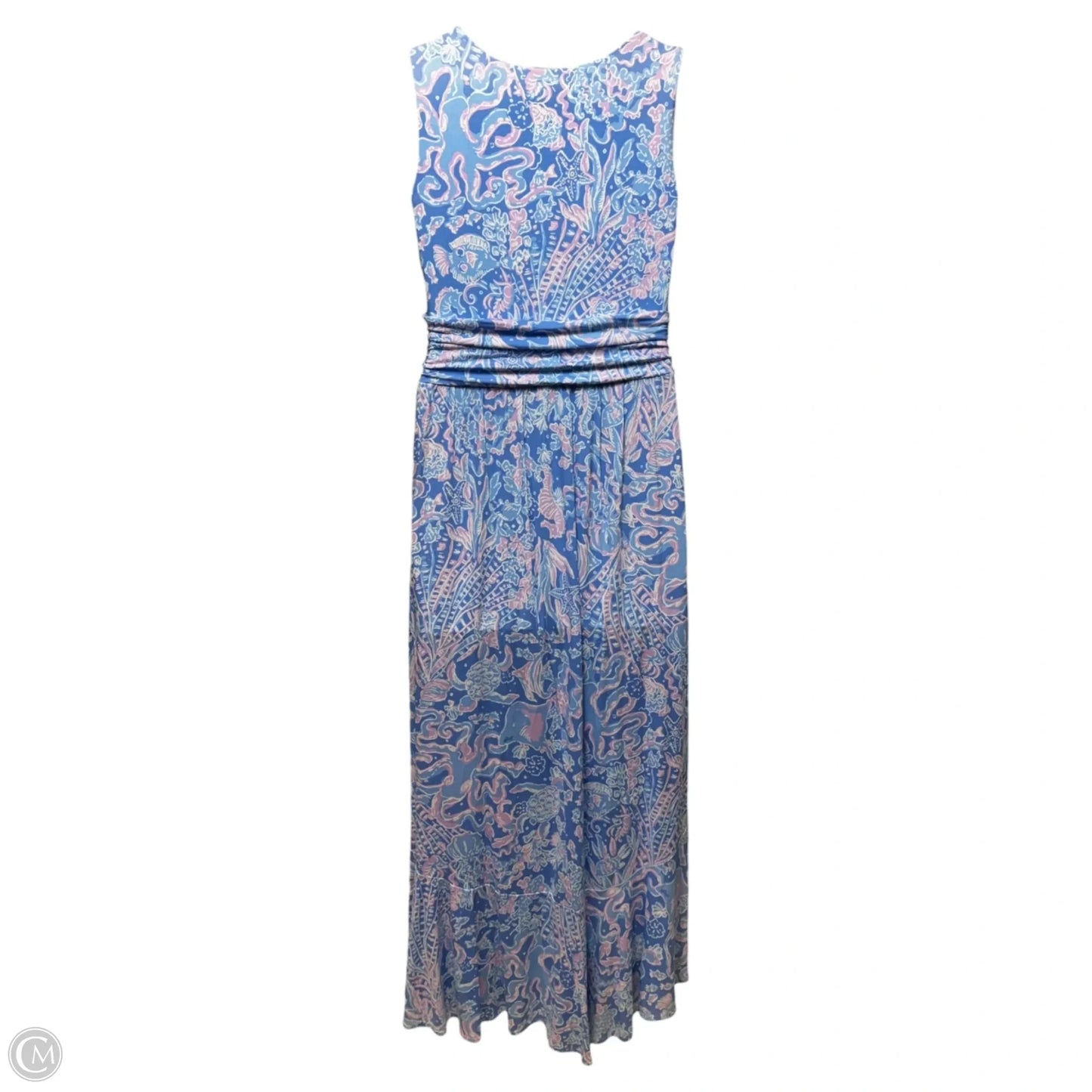 Moana High-Low Dress Designer By Lilly Pulitzer In Blue & Purple, Size: M