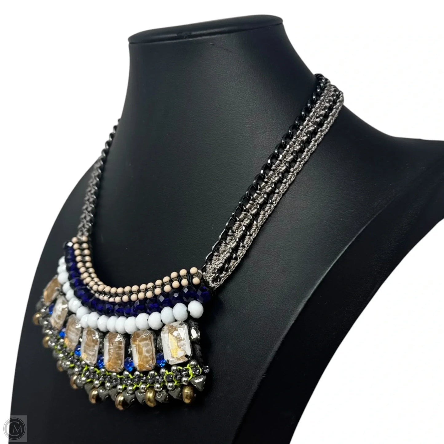 Reem Statement Bib Necklace By Nocturne