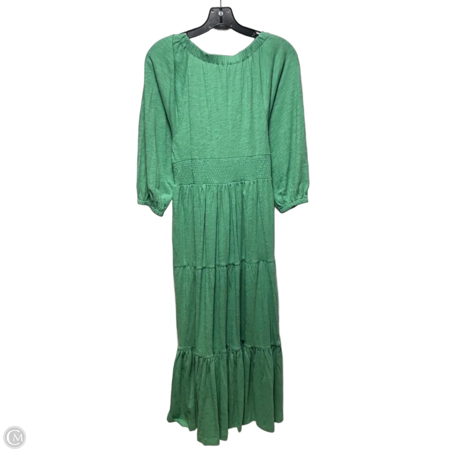 Florence Slub Dress Casual Midi By Marine Layer In Green, Size: S