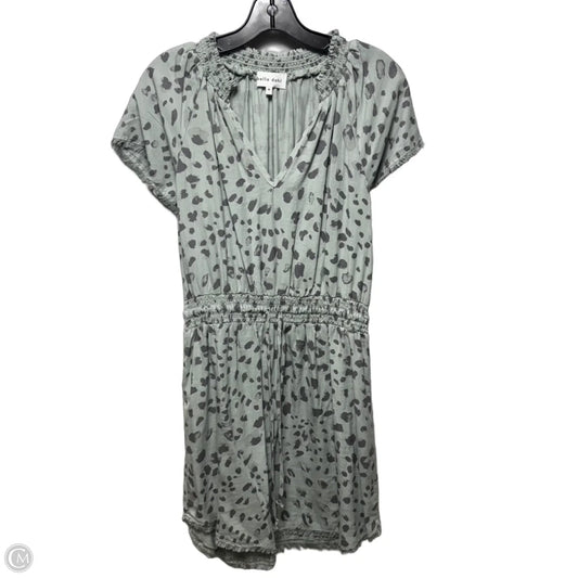 Dress Casual Short By Bella Dahl In Green & Grey, Size: M