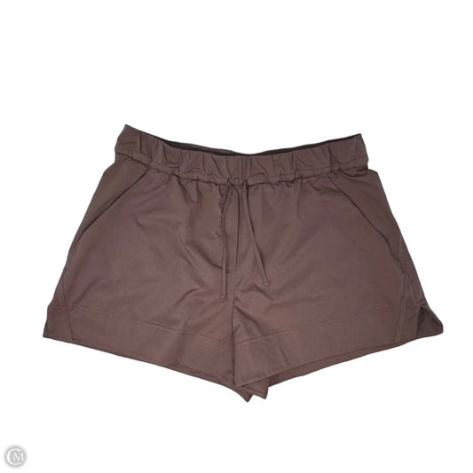 Athletic Shorts By Lululemon In Pink, Size: Xl