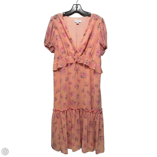 Dress Casual Maxi By Loveshack Fancy x Target In Floral Print, Size: 16