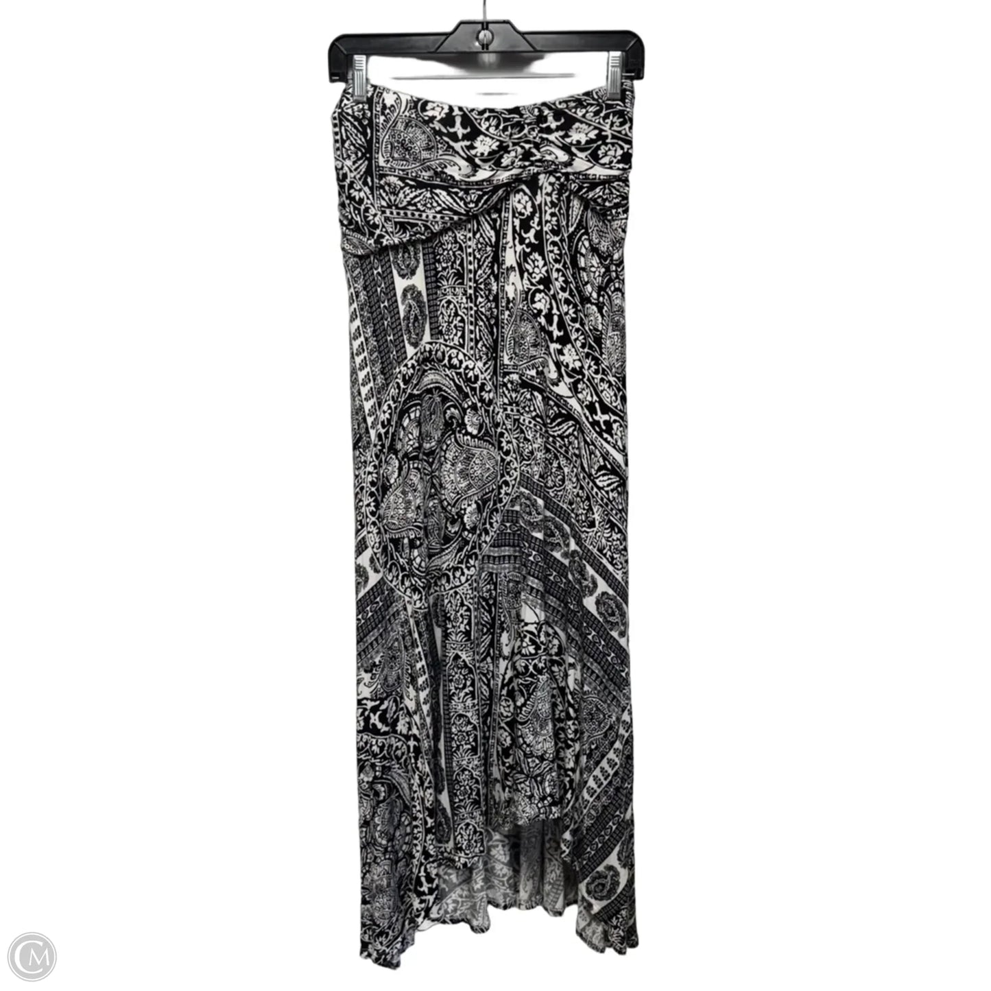 Skirt Maxi By Maeve In Black & White, Size: S