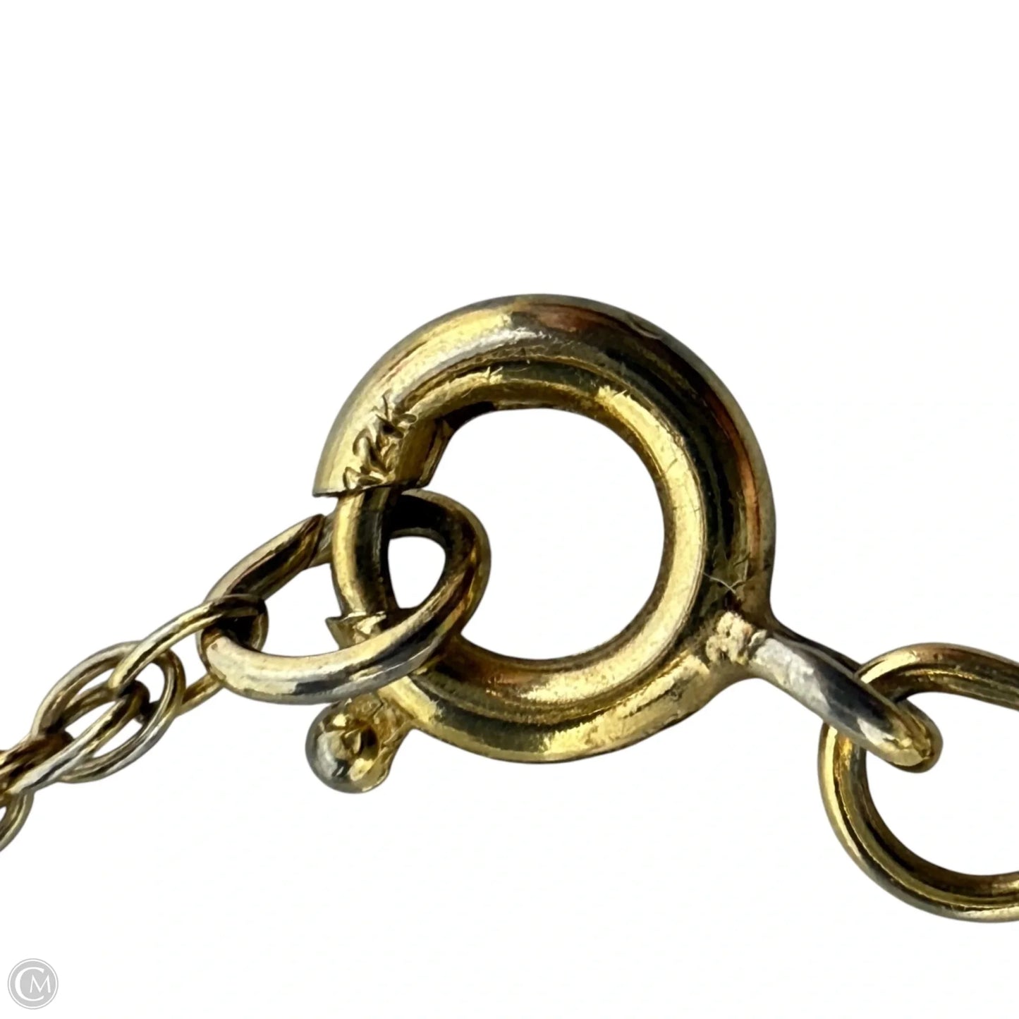 Gold Over Sterling Silver & Faceted Smoky Quartz Heart Pendant On 12K Gold Fine Rope Chain Necklace