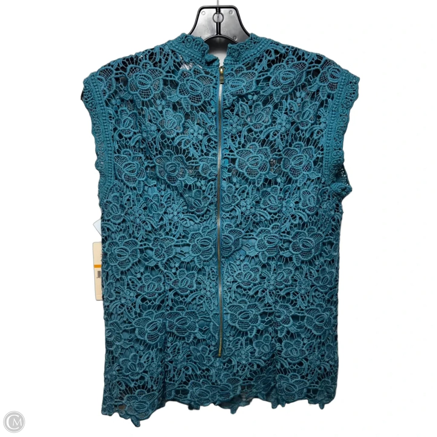 Lace Top Sleeveless By Nanette By Nanette Lepore In Blue, Size: S