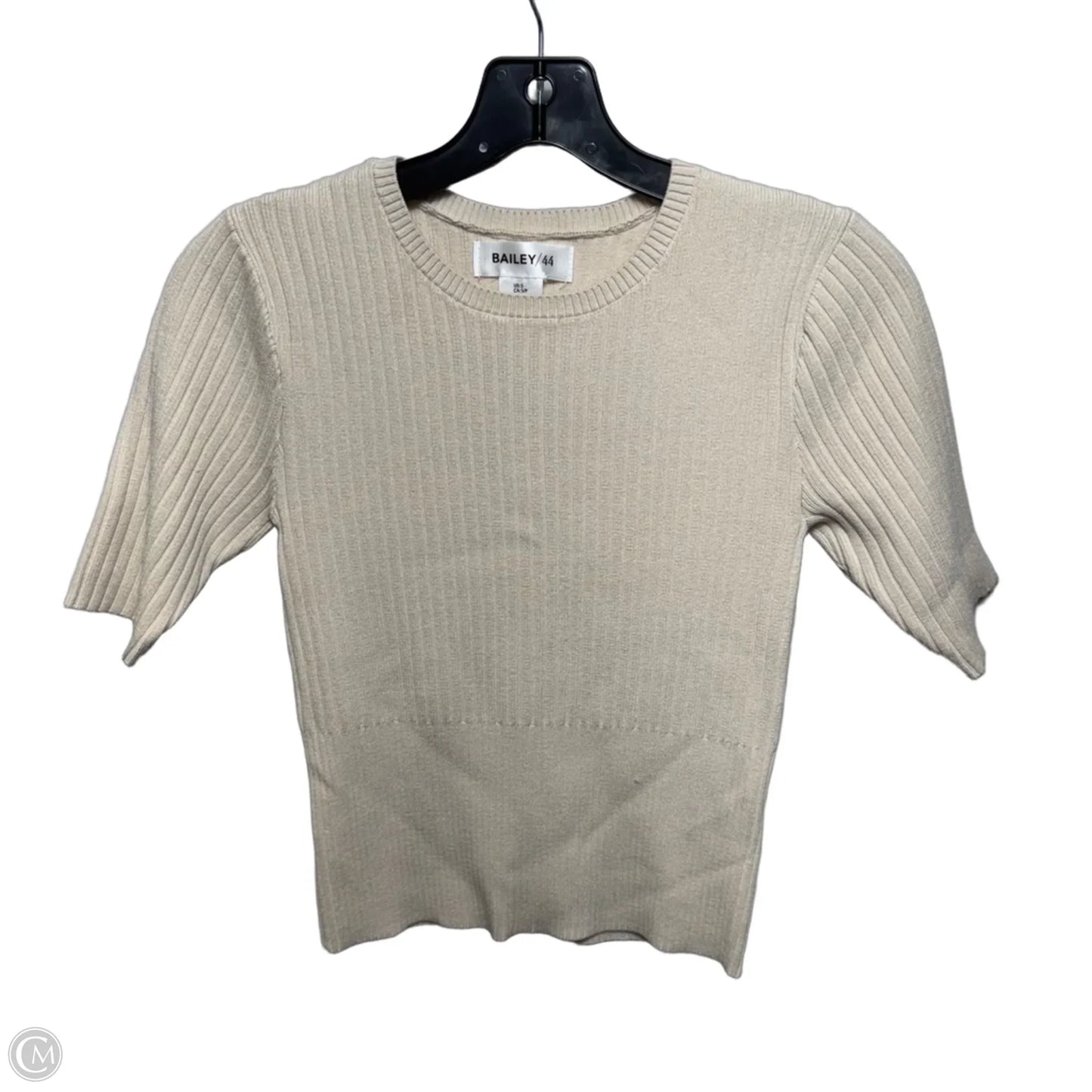 Top Short Sleeve By Bailey 44 In Cream, Size: S