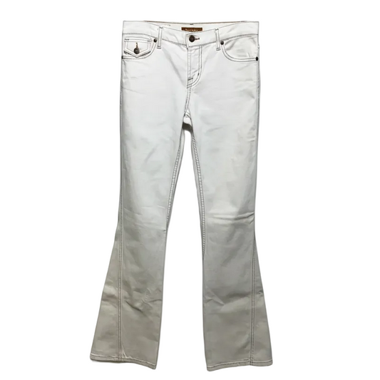 Nikki Twisted Leg low Rise Twisted Seam Jeans By David Kahn Jeanswear In Arctic, Size: 4/27