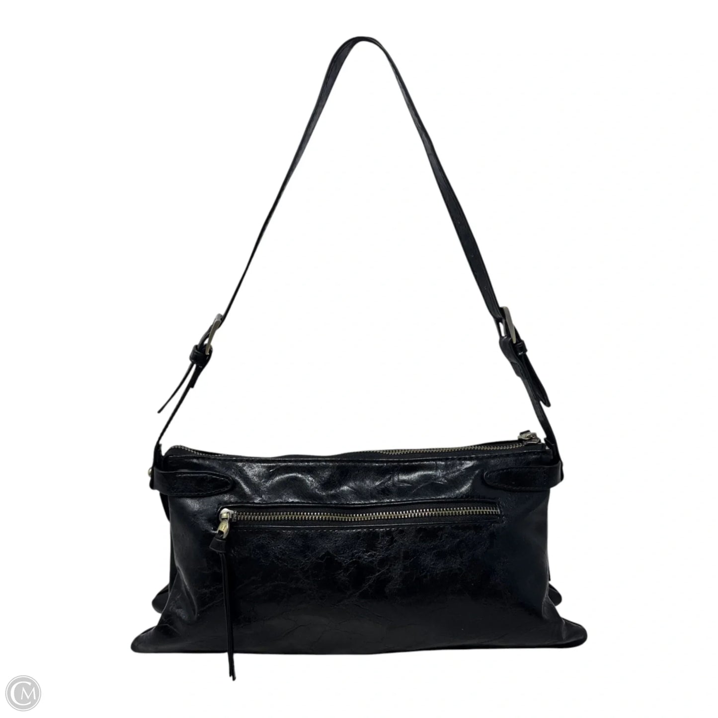 Wrinkle Patent Shoulder Handbag Leather By Joy Susan, Size: Medium