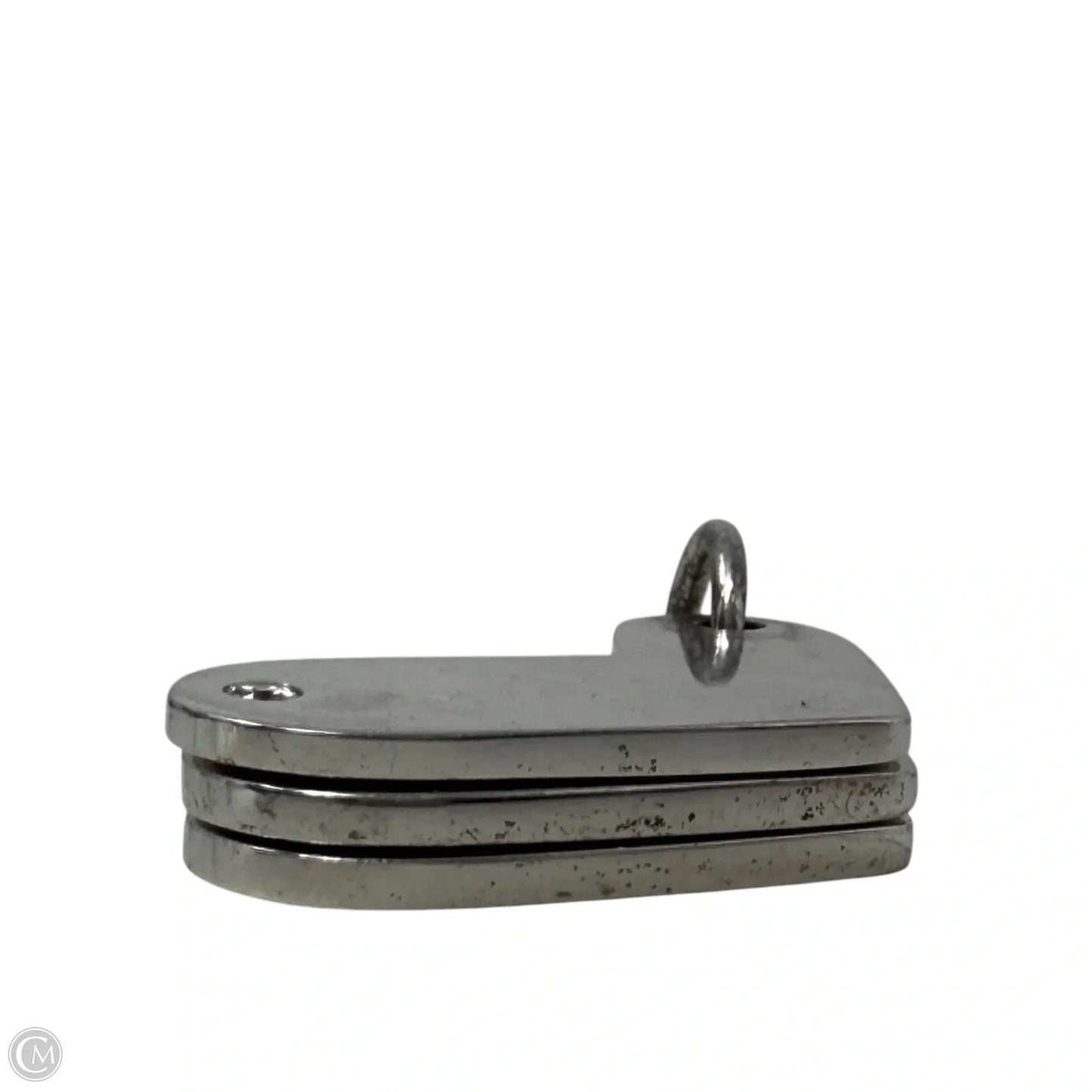 Sterling Silver & Diamond Triple Heart Pendant By Movado