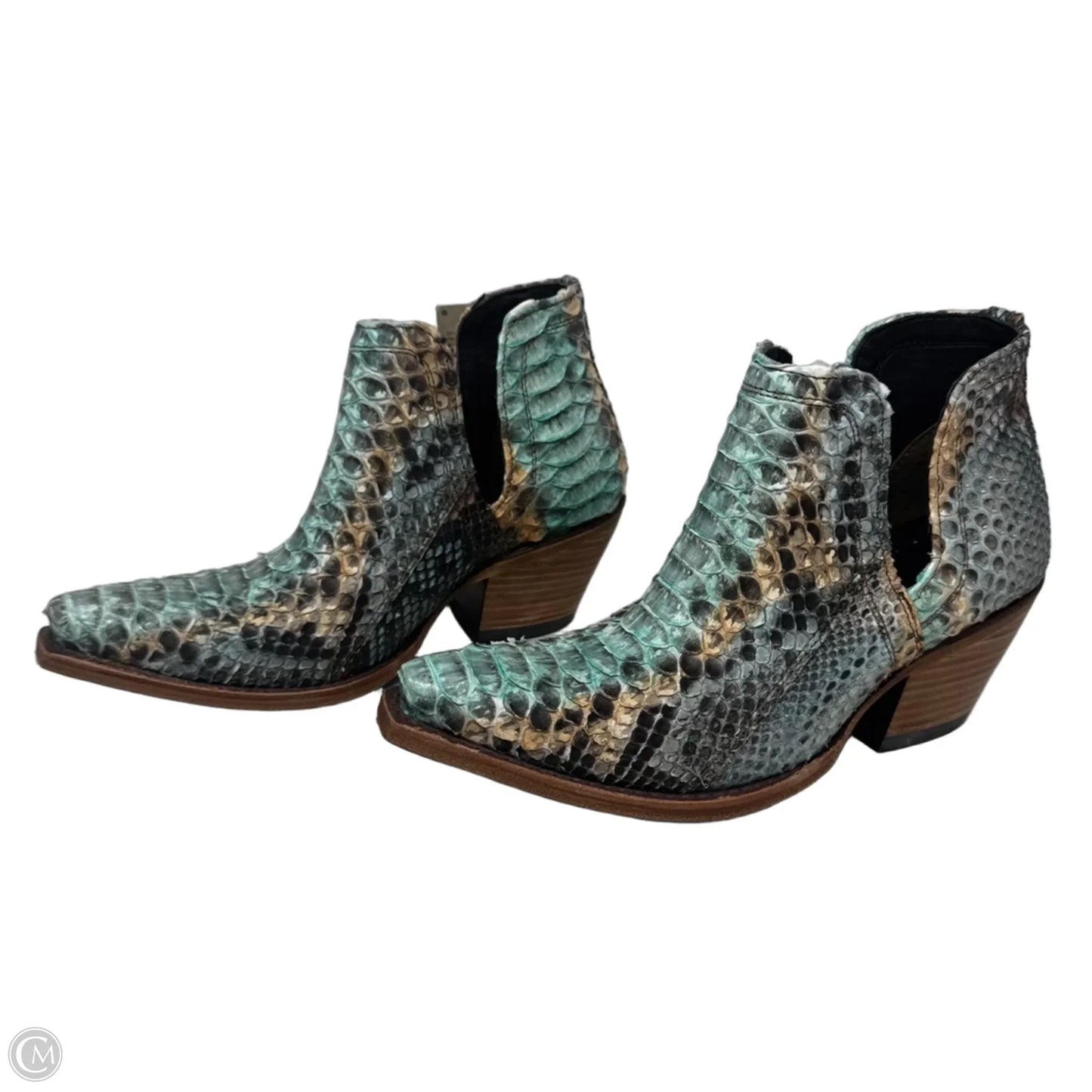 Dixon Python Boots Western By Ariat In Snakeskin Print, Size: 7.5