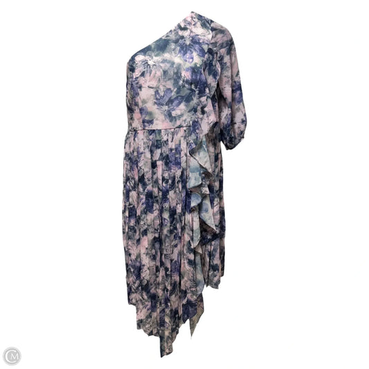 Kaylee One Shoulder Dress By Kay Unger In Multi-colored, Size: 16