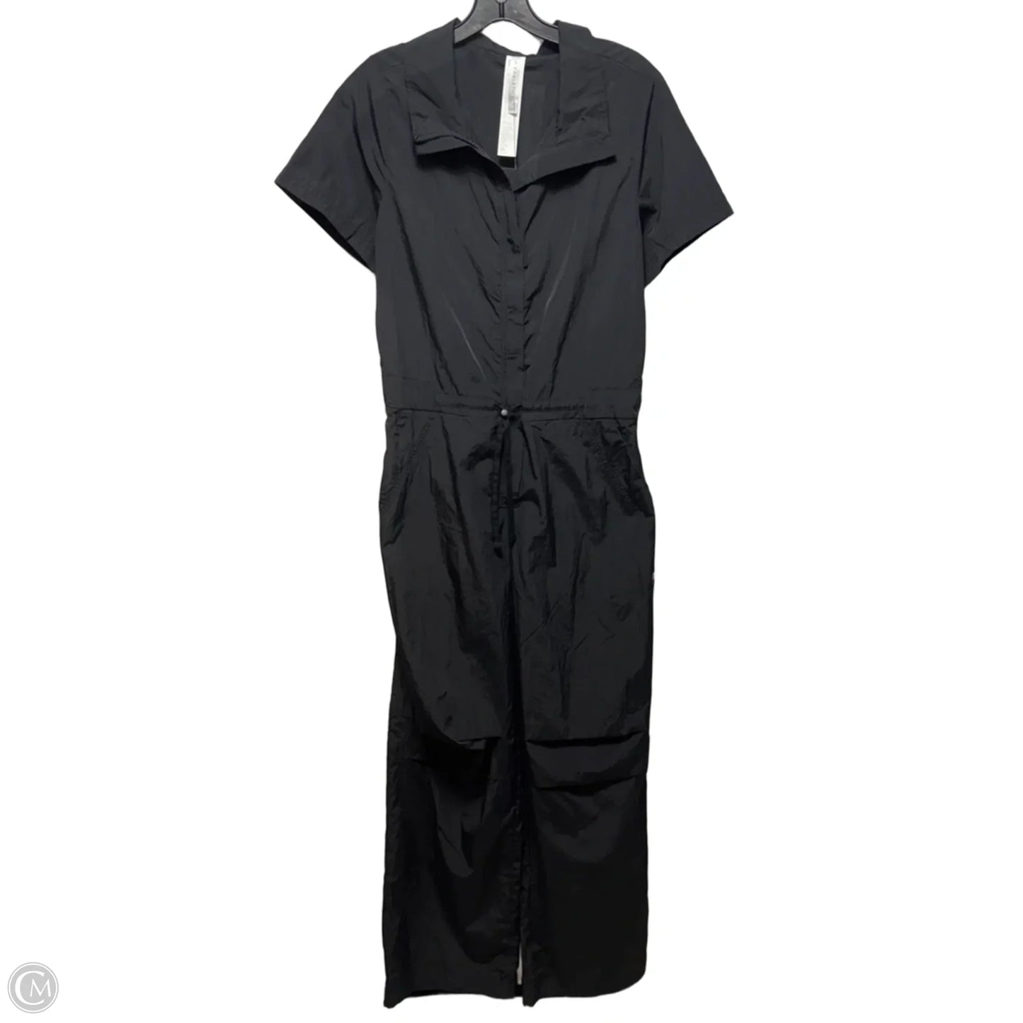 Nylon Zip Jumpsuit By Fabletics In Black, Size: Xs