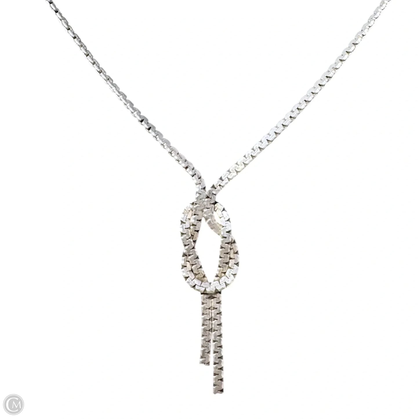 Knot Chain Necklace Sterling Silver
