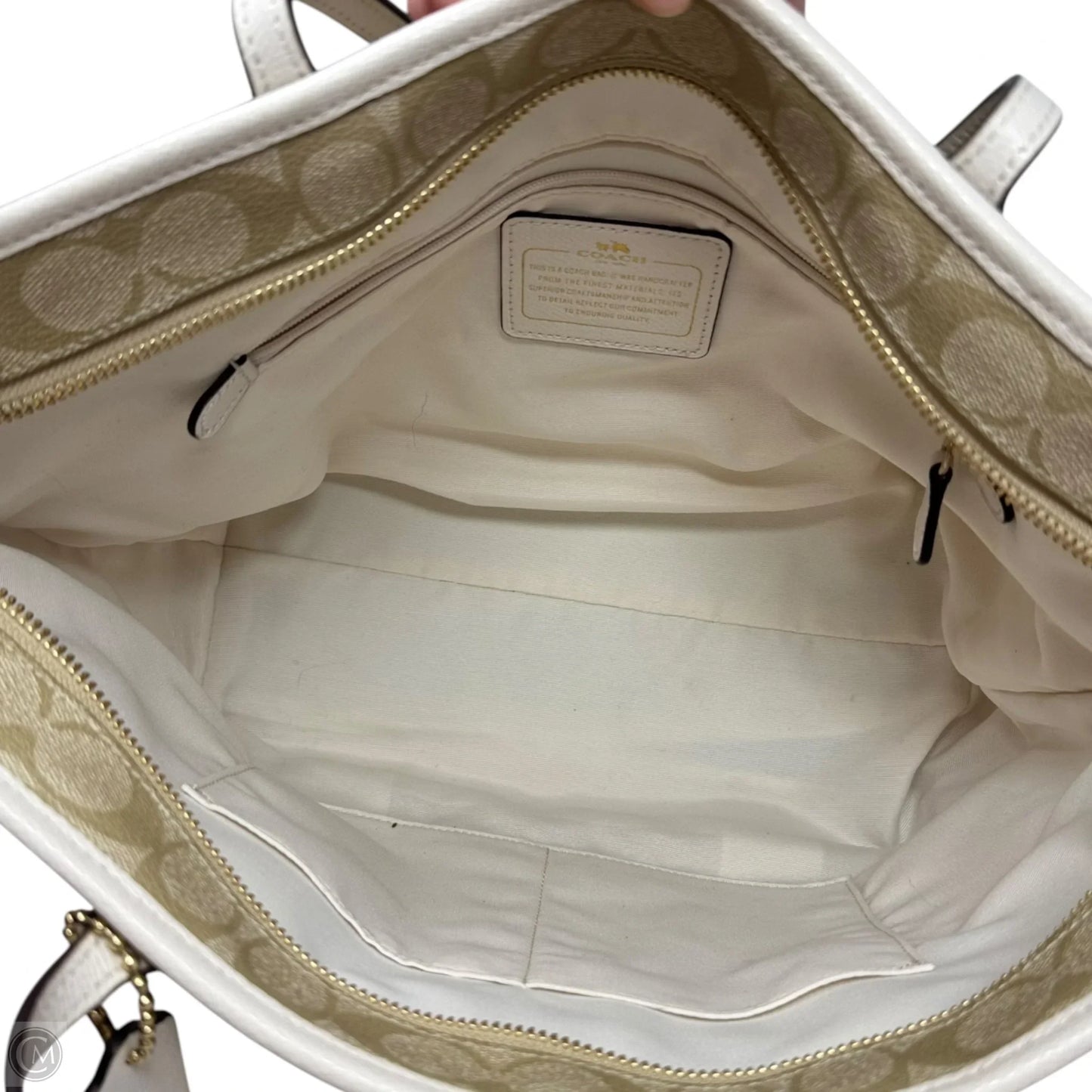 City Tote Designer By Coach, Size: Medium