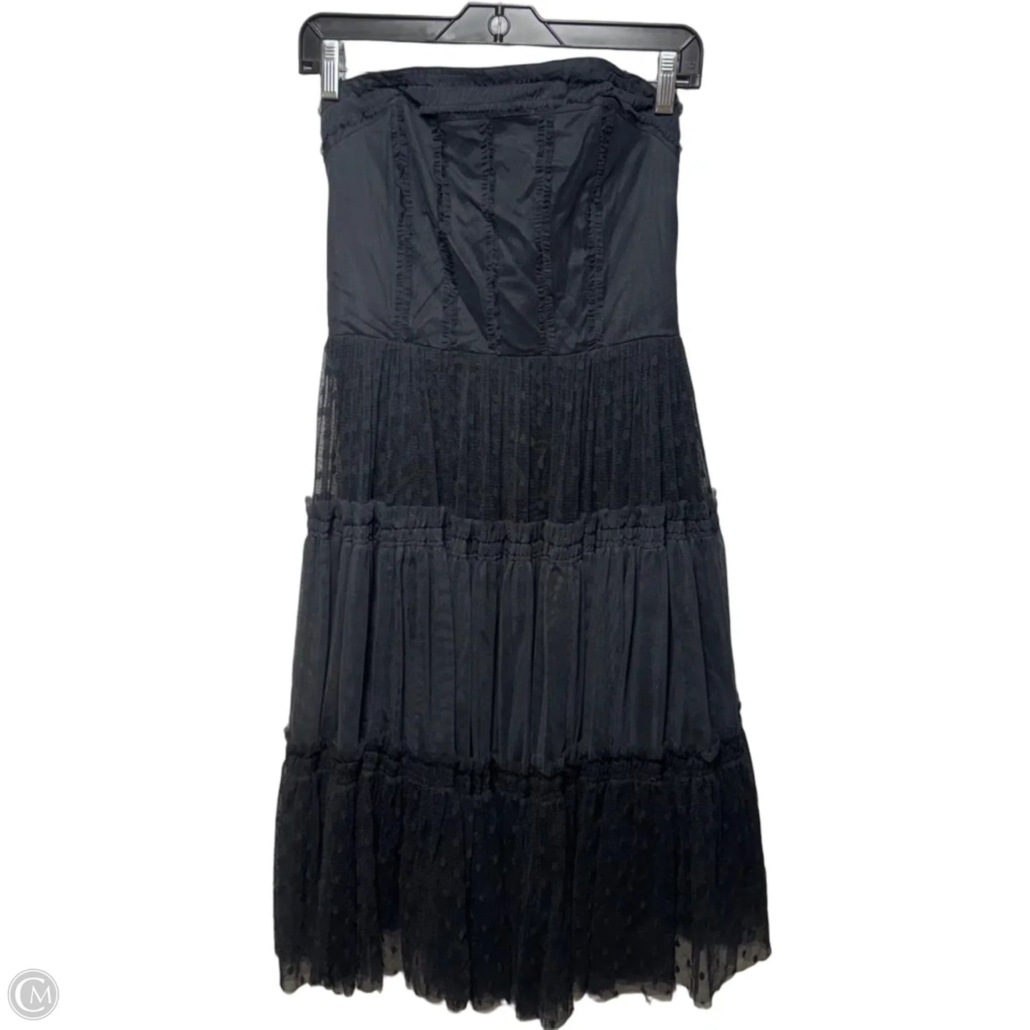 Strapless Dress Party Short By Moulinette Soeurs In Black, Size: 8