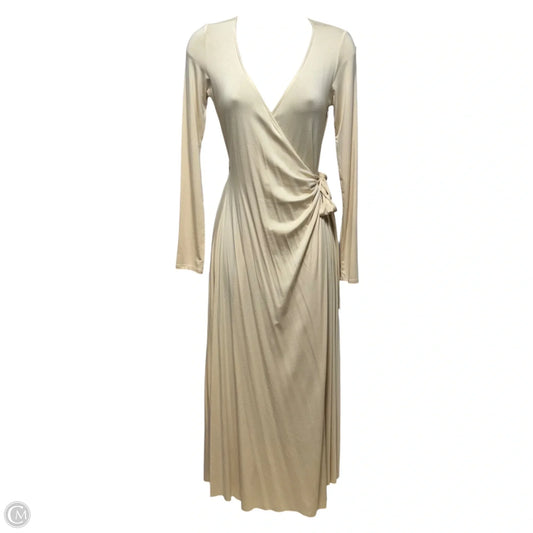 Harlow Wrap Dress Casual Maxi By Rachel Pally In Cream, Size: S