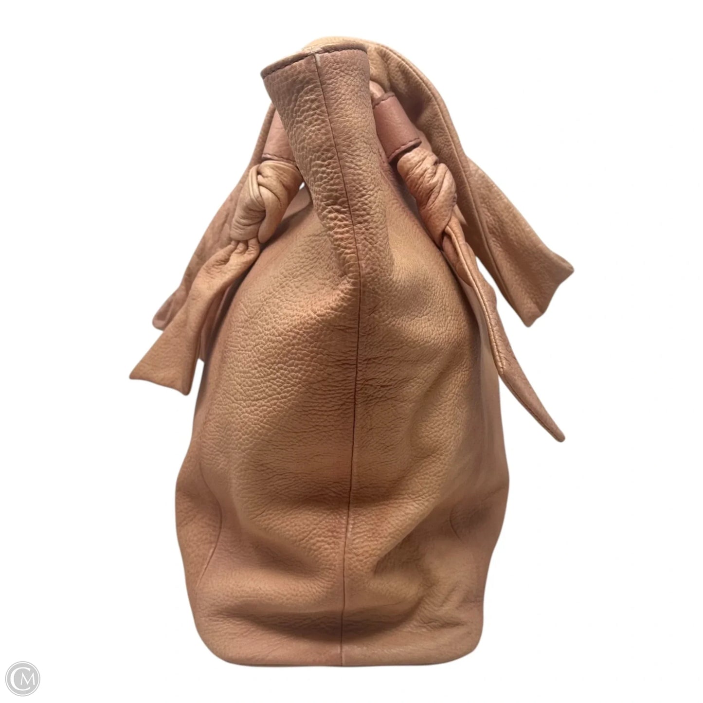 Nora Knotted Leather Tote Handbag Designer By Frye, Size: Large
