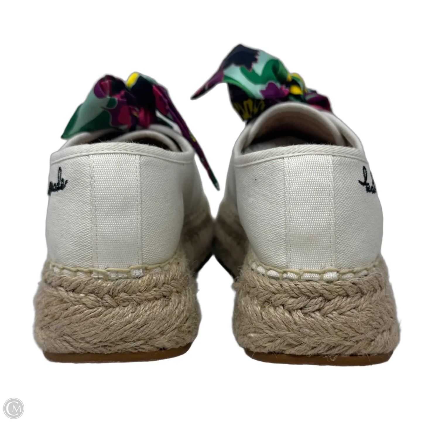 Eastwell Orchid Bloom Espadrille Shoes Designer By Kate Spade In Cream, Size: 6.5