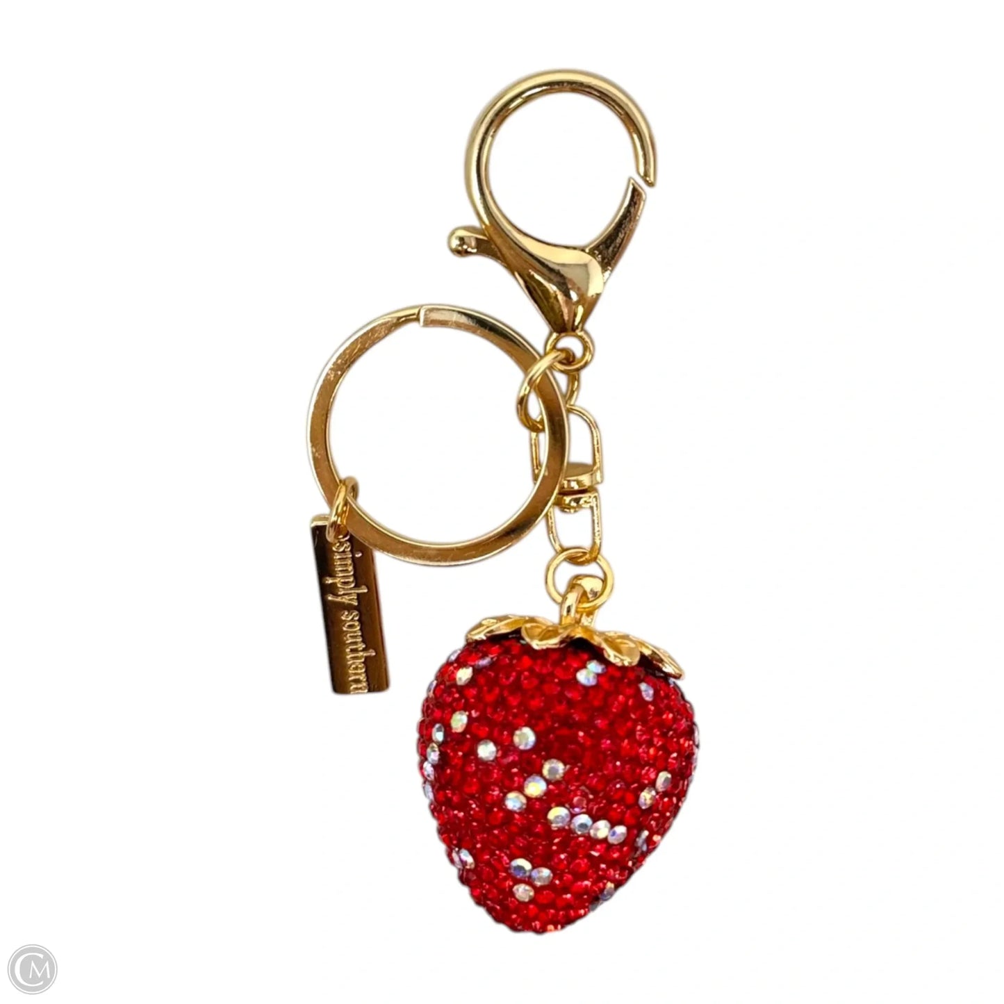 Strawberry Key Chain By Simply Southern