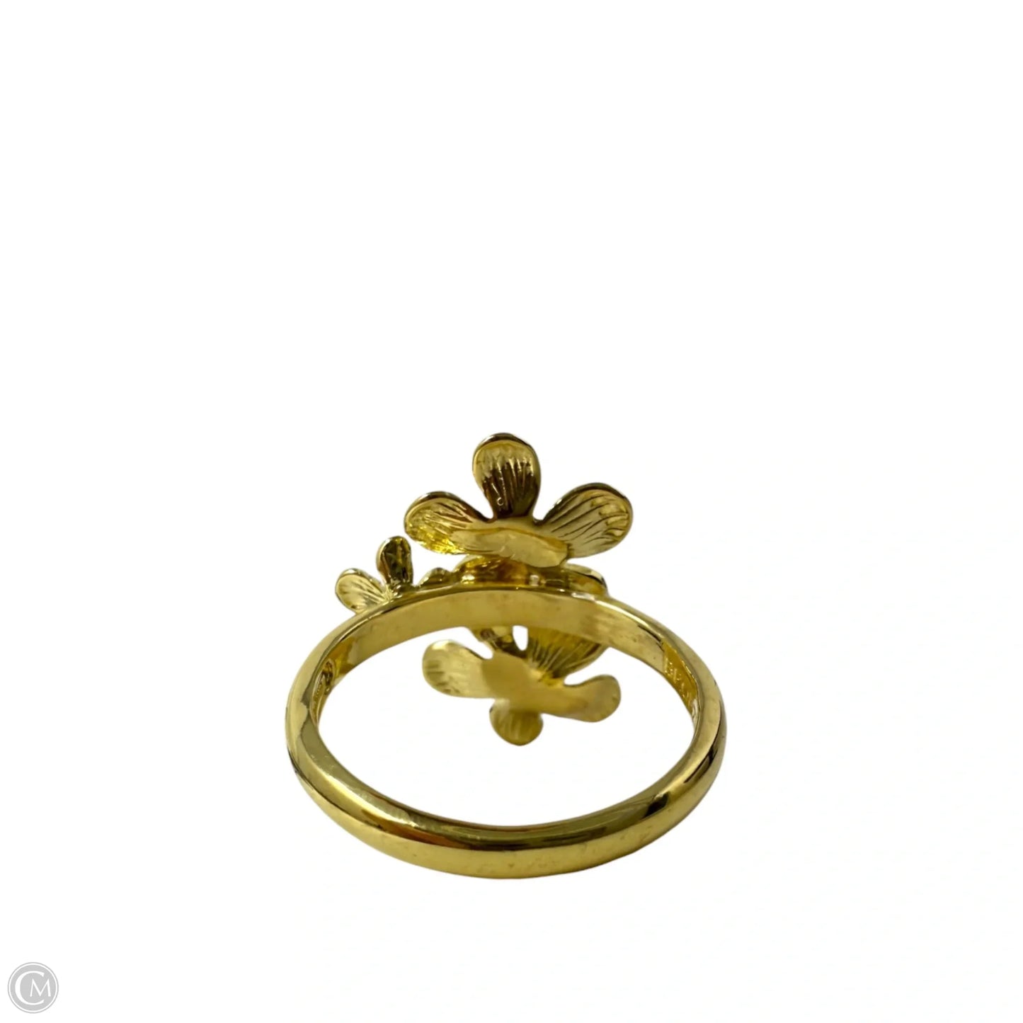 Bronze Flower Ring By Dyadema Italy, Size: 7.5