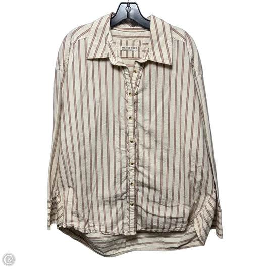 Tunic Long Sleeve By We The Free In Striped Pattern, Size: M