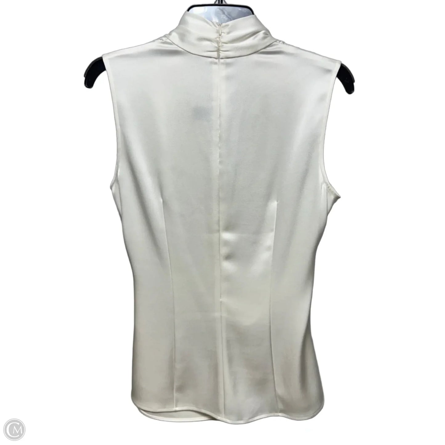 Cowl Wrap Top Sleeveless By St. John In White, Size: 8