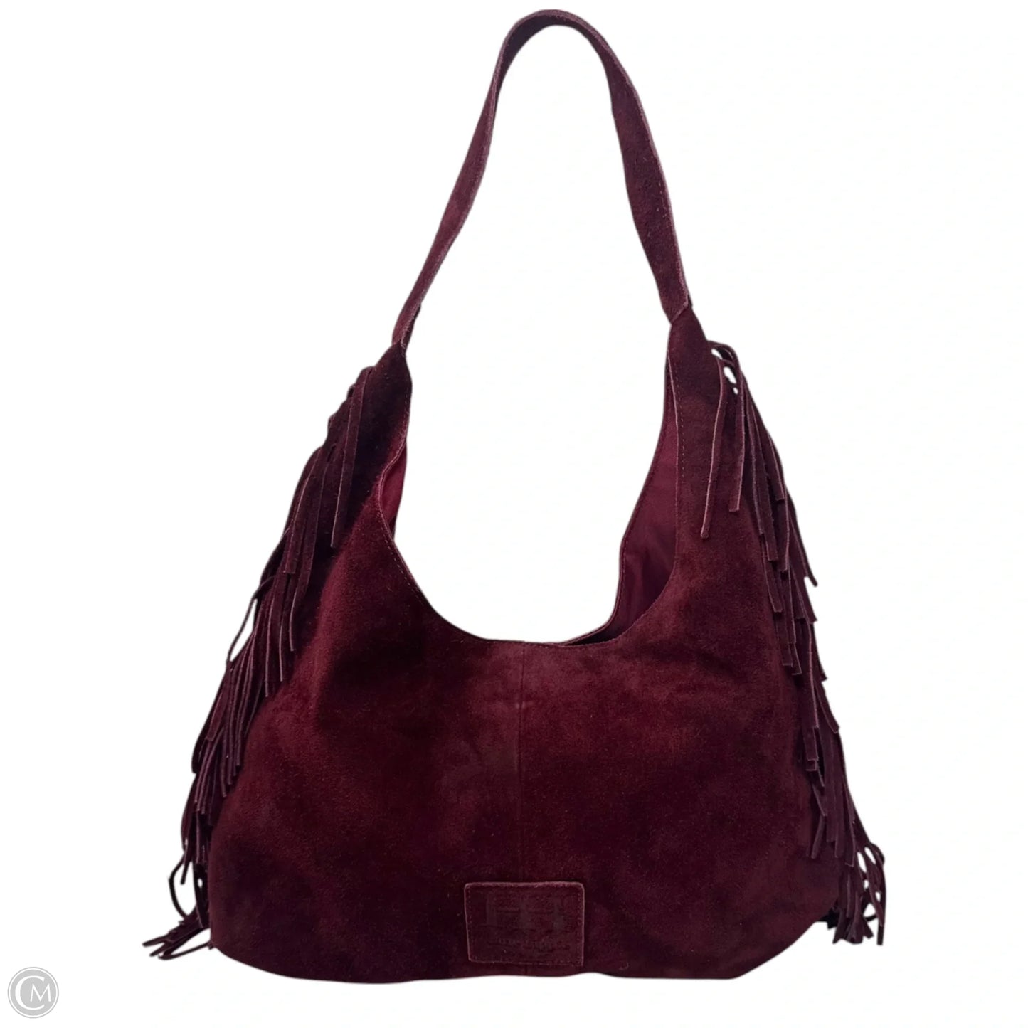 Fringe Suede Hobo Bag By Haute Hippie, Size: Medium