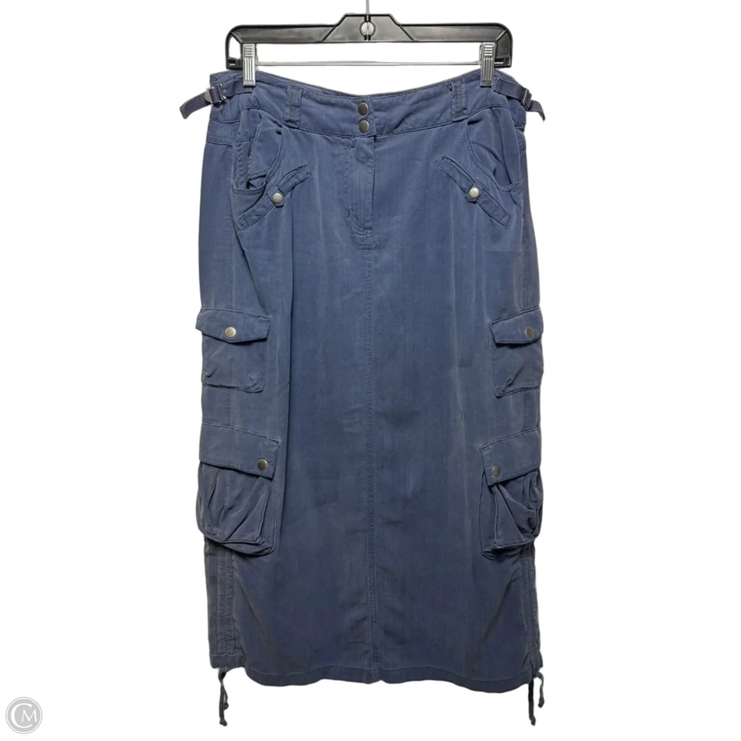 Cargo Skirt Maxi By Da-nang In Blue, Size: M