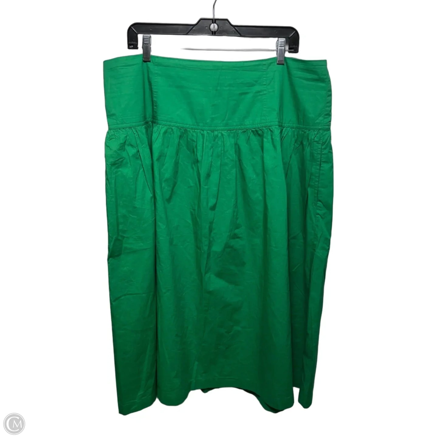 Skirt Maxi By Lands End In Green, Size: 16