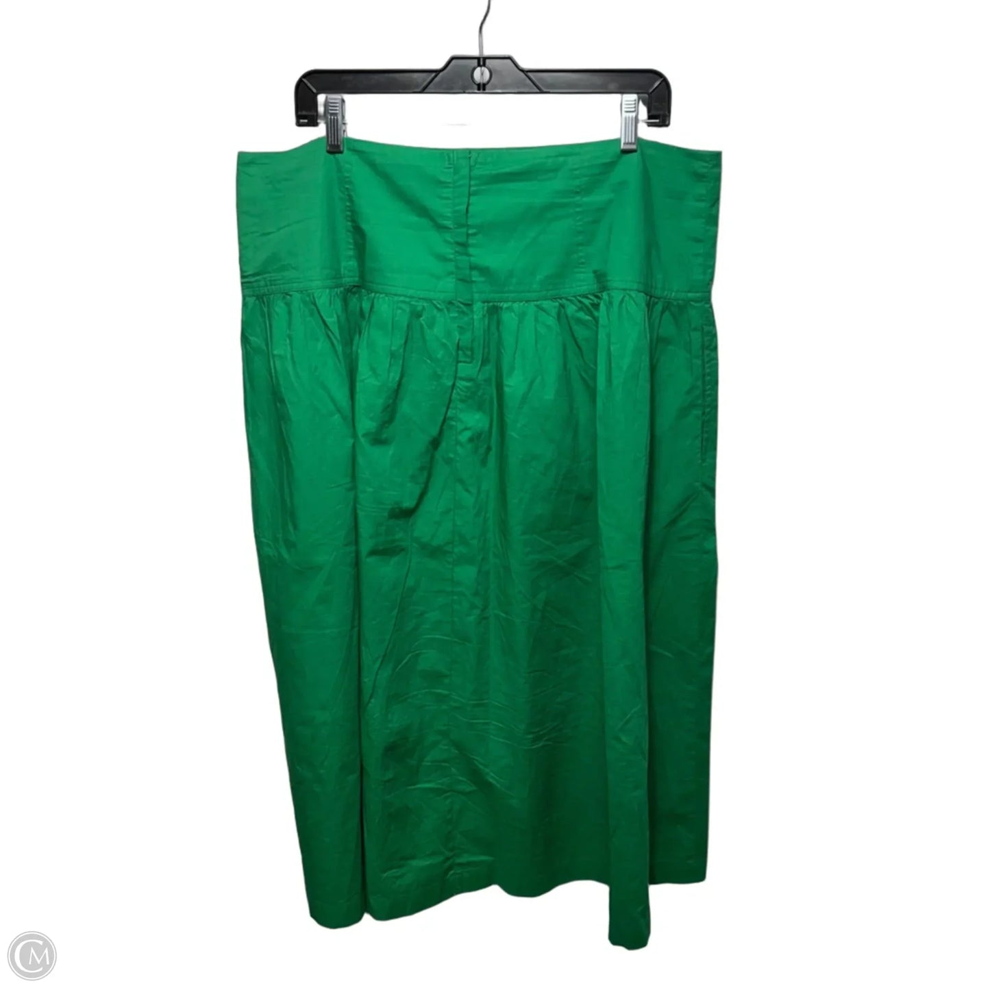 Skirt Maxi By Lands End In Green, Size: 16