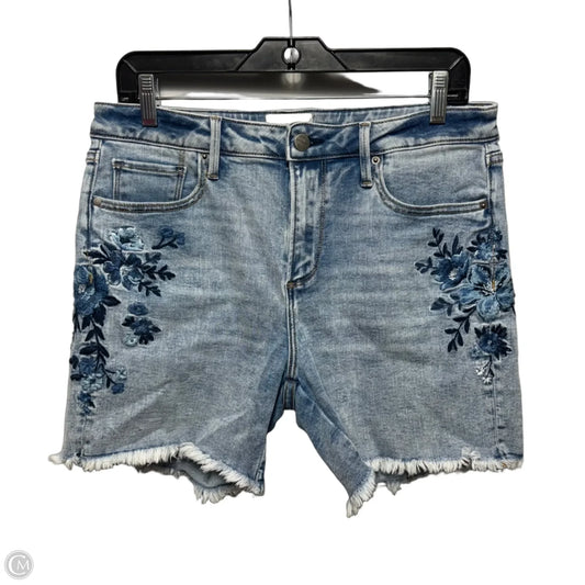 Embroidered Shorts By Driftwood In Blue Denim, Size: 6/28